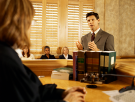 Man-Representing-Himself-In-Court-During-A-Divorce